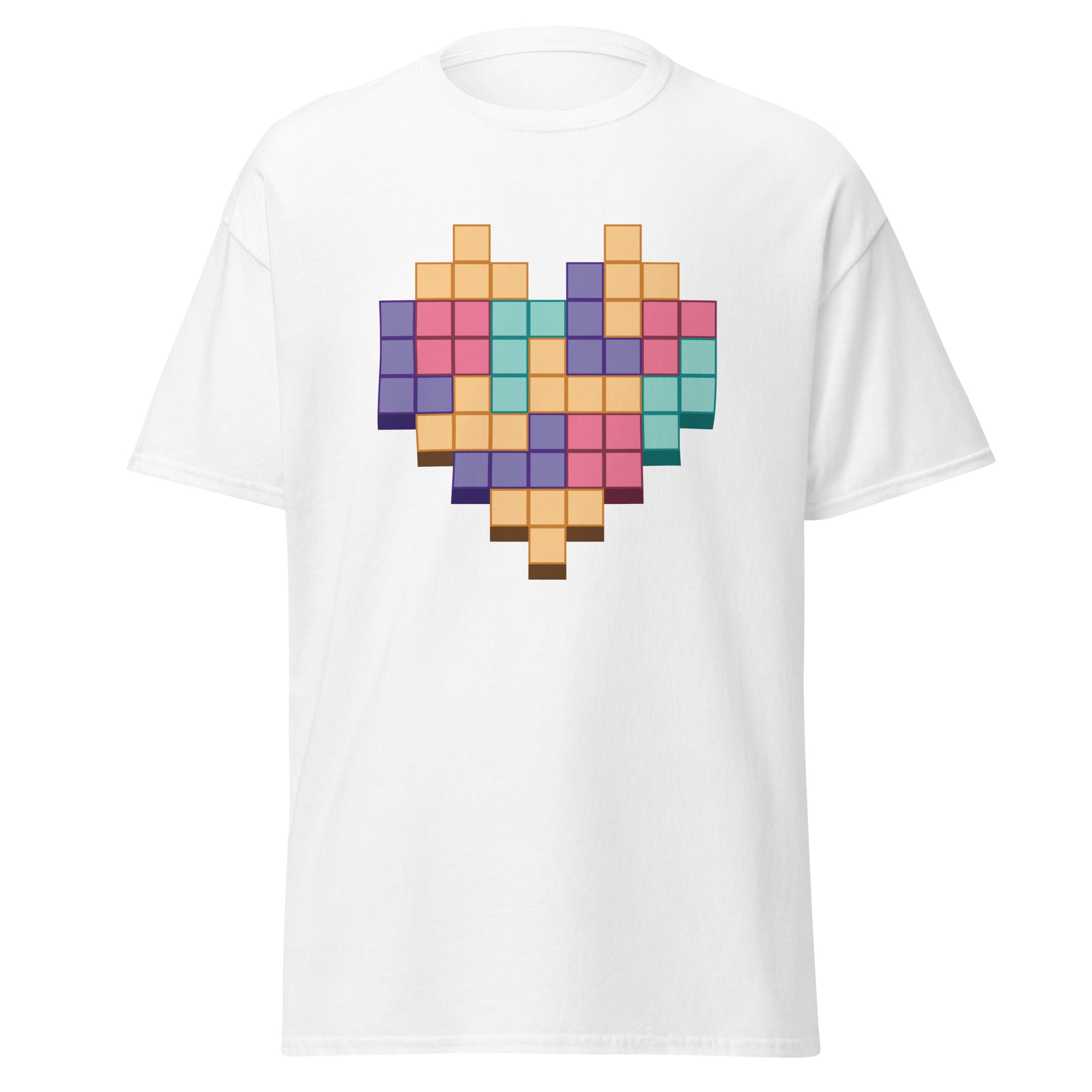 Retro Gaming Heart Men's T-Shirt