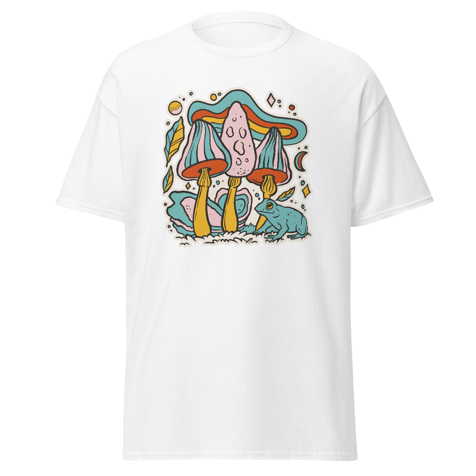Retro Mushrooms Men's T-Shirt