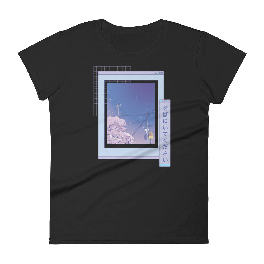 Vaporwave Landscape Women's T-Shirt