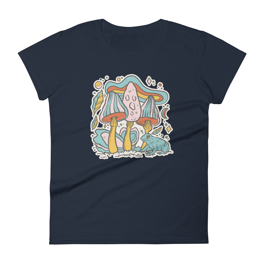 Retro Mushrooms Women's T-Shirt