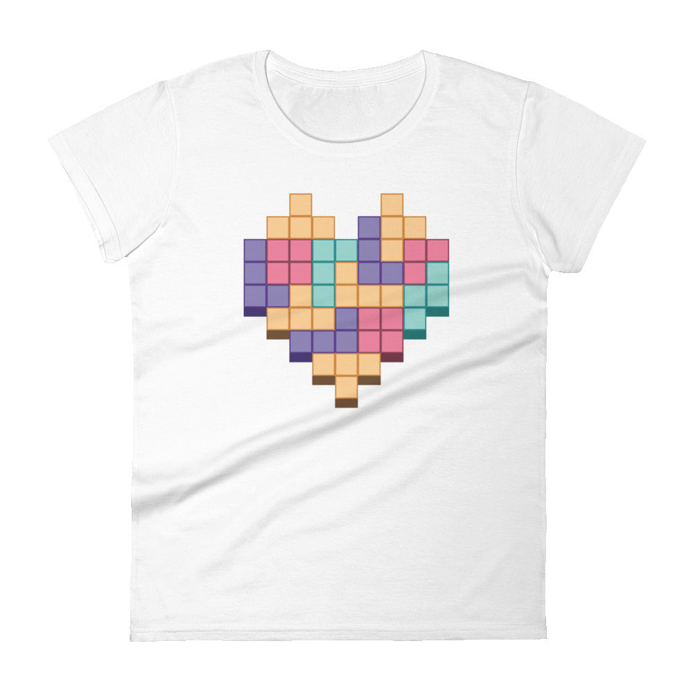 Retro Gaming Heart Women's T-Shirt