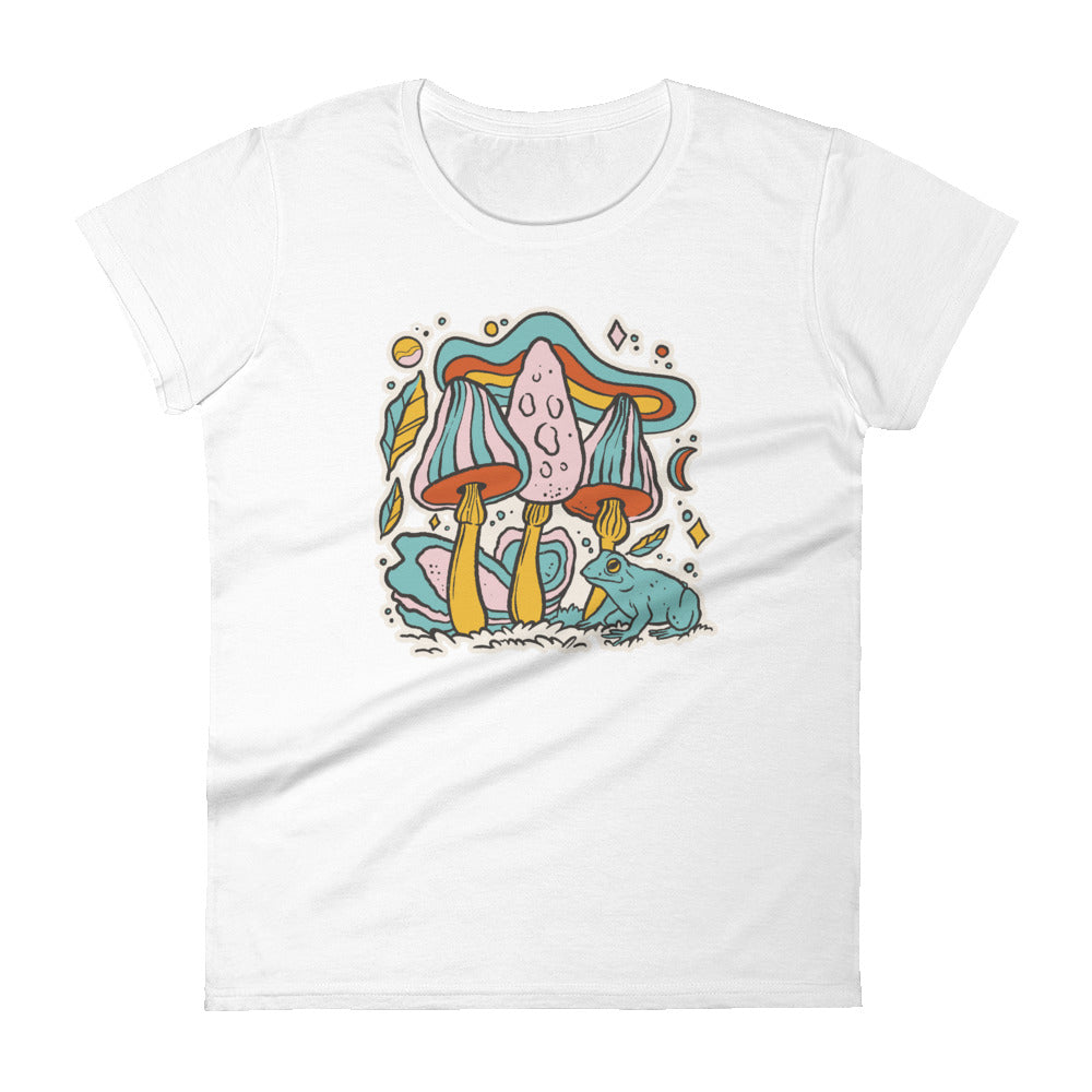 Retro Mushrooms Women's T-Shirt